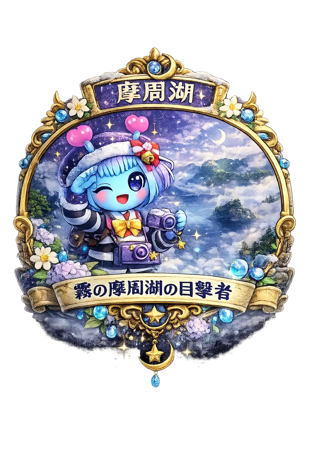 摩周湖バッジ